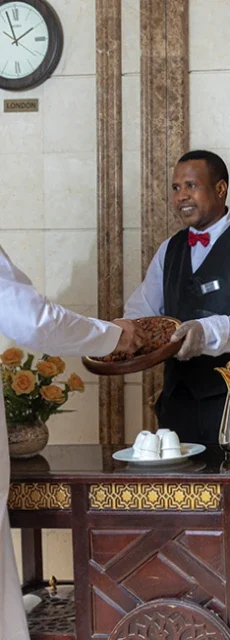 EWAA Hotels waiter home